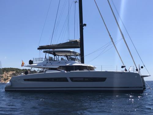 Cat Alegria 67 available for charter in Marina Playa de Talamanca