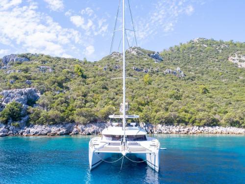 Cat Alegria 67 for hire in Bodrum Marina Milta