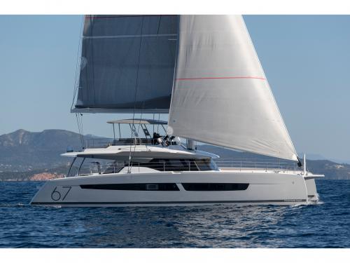Cat Alegria 67 available for charter in Athens