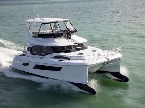 Cat Aquila 44 for hire in Cannigione Marina