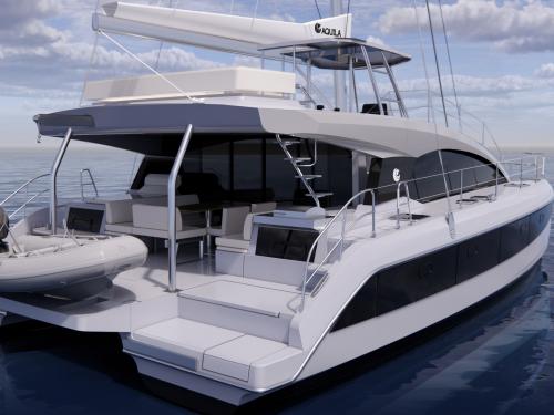 Katamaran Aquila 44 chartern in Maya Cove