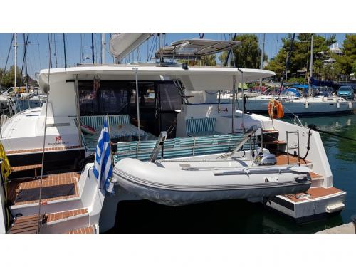 Cat Astrea 42 for charter in Marina Piso Livadi