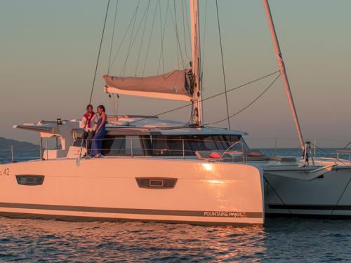 Catamaran Astrea 42 available for charter in Red Hook