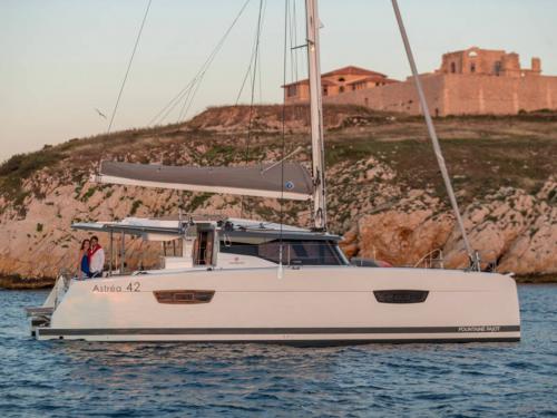 Catamaran Astrea 42 available for charter in Fethiye