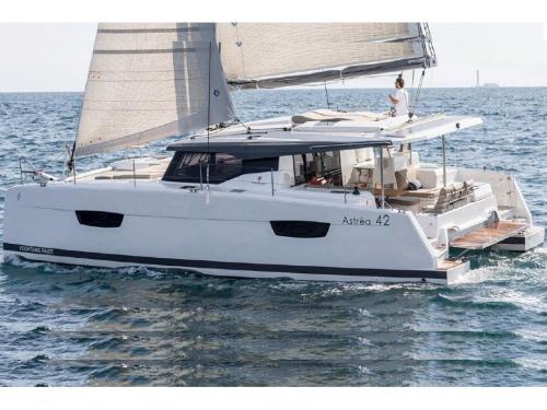 Cat Astrea 42 available for charter in Le Marin