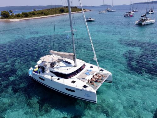 Catamaran Astrea 42 for hire in Marina Kastela