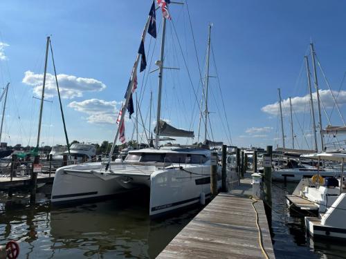 Cat Aura 51 available for charter in Port Annapolis Marina