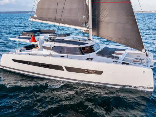 Catamaran Aura 51 available for charter in Seget