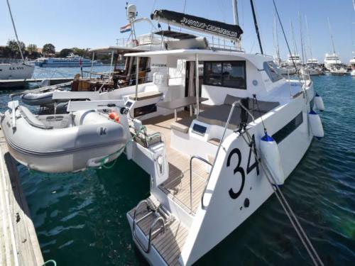 Cat Aventura 34 available for charter in Zadar