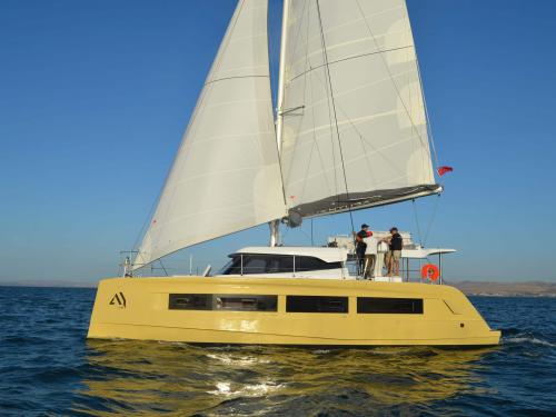 Catamaran Aventura 45 available for charter in Marina Seget Donji