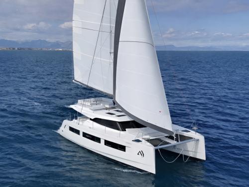 Cat Aventura 45 for charter in Pirovac