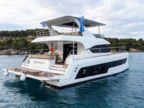 Cat Aventura 50 for rent in Porto Heli