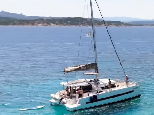 Cat Bali 4.1 for charter in Cannigione Marina
