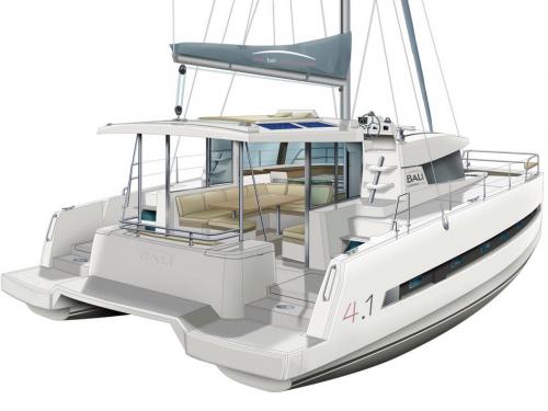 Catamaran Bali 4.1 available for charter in Krk