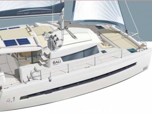Catamaran Bali 4.1 available for charter in Kotor