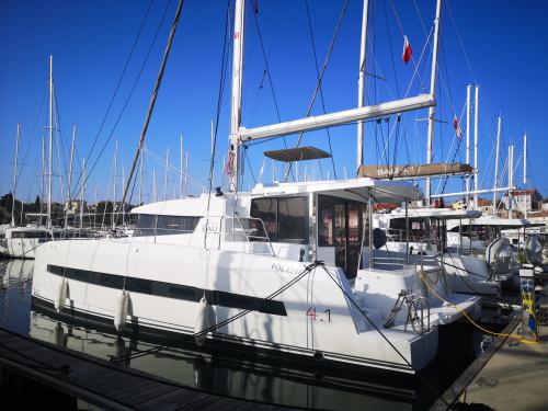Catamaran Bali 4.1 available for charter in Sibenik
