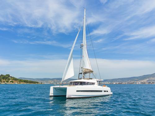 Cat Bali 4.1 for charter in Rhodes Marina