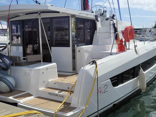 Cat Bali 4.2 for charter in Nanny Cay Town