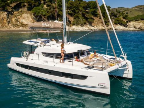 Cat Bali 4.2 available for charter in Palairos Marina