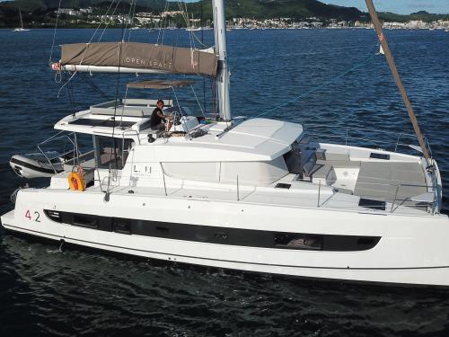 Cat Bali 4.2 available for charter in Le Marin
