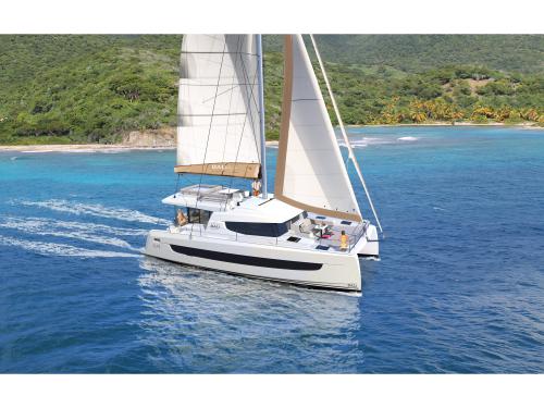 Catamaran Bali 4.4 available for charter in Marina Ibiza