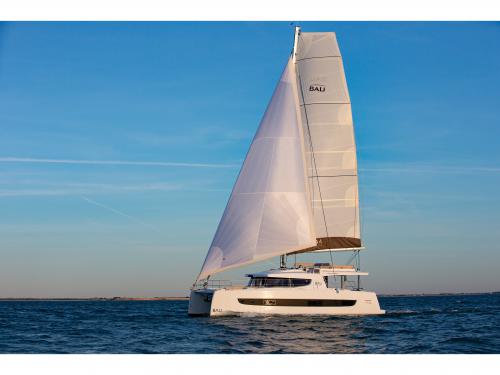 Catamaran Bali 4.4 available for charter in Port d Aiguadolc