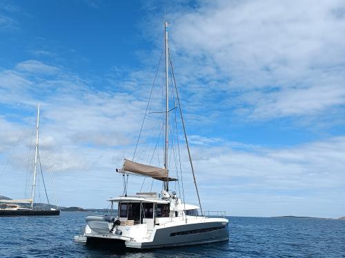 Catamaran Bali 4.4 for rent in Porto Rotondo Catamaran Bali 4.4 for rent in Porto Rotondo