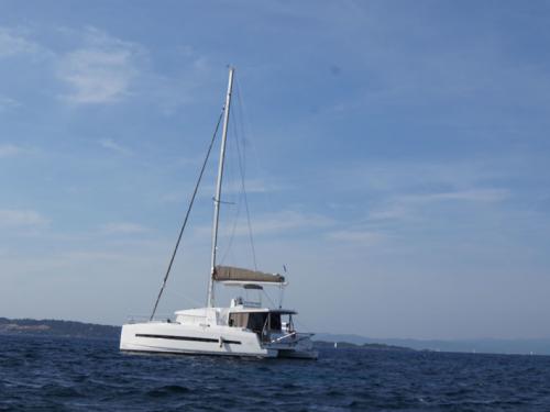 Catamaran Bali 4.5 available for charter in Baie Sainte Anne