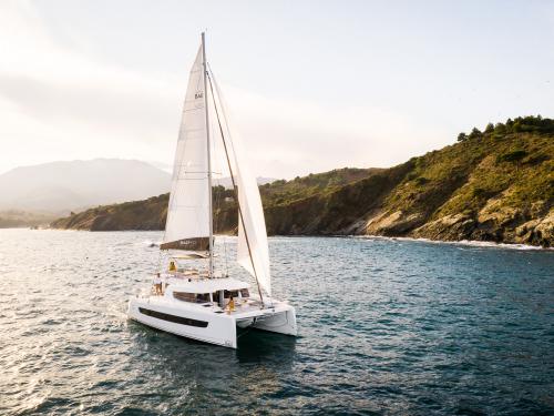 Catamaran Bali 4.6 available for charter in Olbia