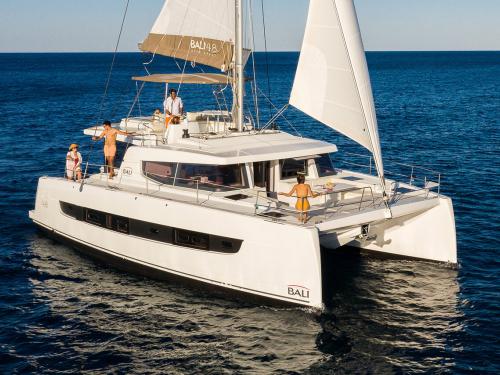 Cat Bali 4.8 available for charter in Port Goecek Marina