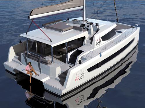 Katamaran Bali 4.8 Yachtcharter in Abaco Beach Resort