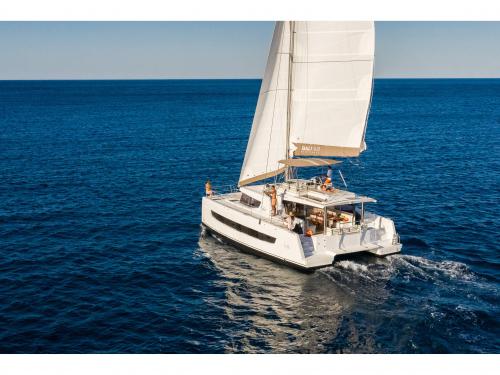 Catamaran Bali 4.8 available for charter in Sant Antoni de Portmany