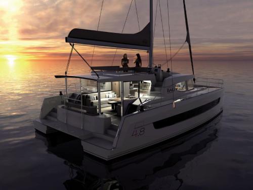 Catamaran Bali 4.8 for charter in Marina Praslin