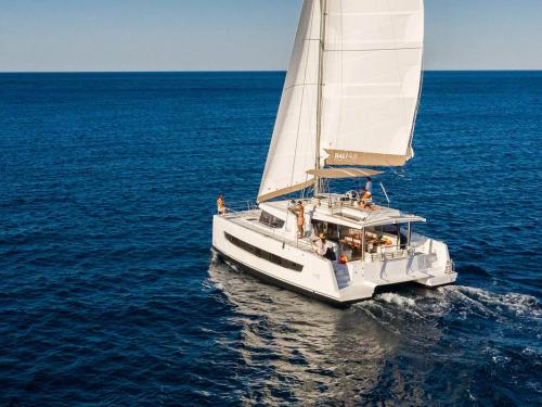 Catamaran Bali 4.8 available for charter in Nanny Cay Marina