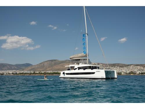 Catamaran Bali 4.8 available for charter in Parikia