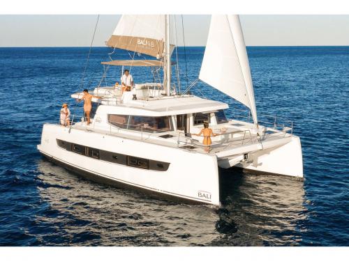 Catamaran Bali 4.8 available for charter in Adakoy
