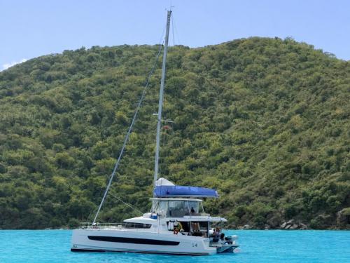 Cat Bali 5.4 for charter in Nanny Cay Town
