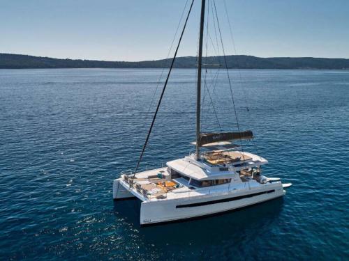 Catamaran Bali 5.4 available for charter in Marina Ibiza