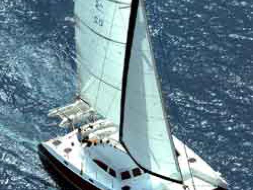 Cat Broadblue 435 for charter in Bodrum