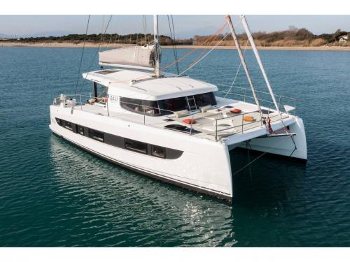 Catamaran Catsmart for hire in Rhodes Marina