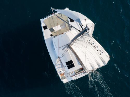 Catamaran Catsmart for charter in Le Marin