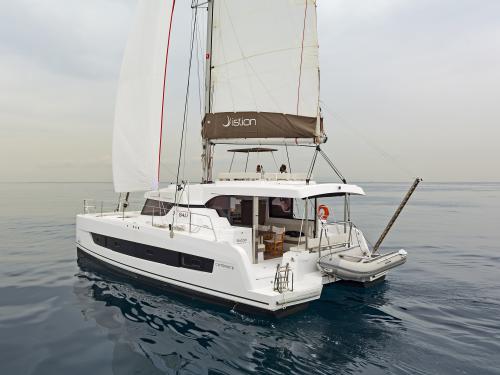 Catamaran Catspace available for charter in Gouvia Marina