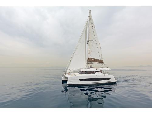 Catamaran Catspace available for charter in Lefkas