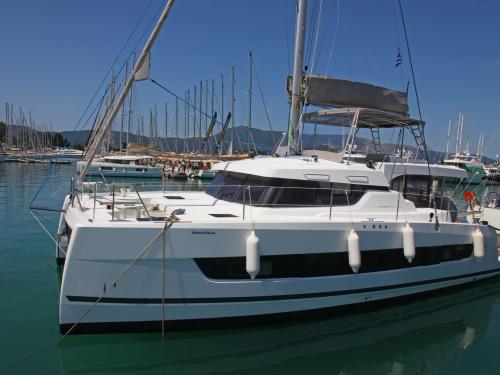 Catamaran Catspace available for charter in Benitses