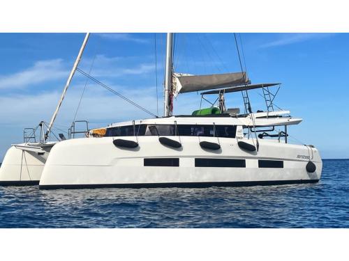 Cat Dufour 48 available for charter in Capo d Orlando Marina
