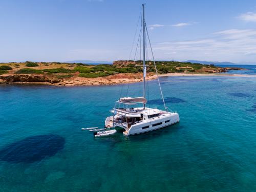 Cat Dufour 48 for rent in Old Port of Mykonos City