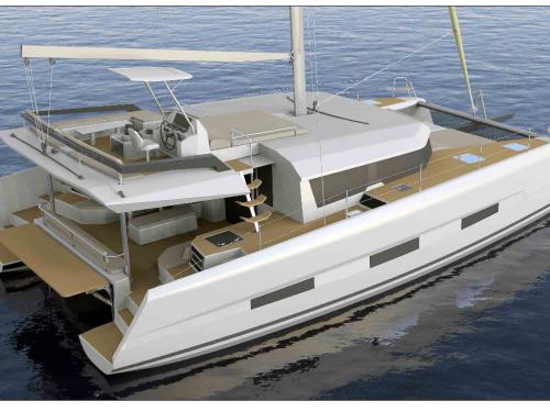 Catamaran Dufour 48 for hire in Marina Frapa