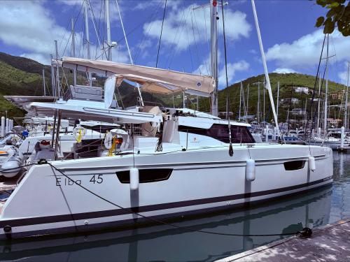Cat Elba 45 for rent in Nanny Cay Marina