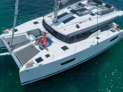 Catamaran Elba 45 for charter in Marina Porto Vecchio
