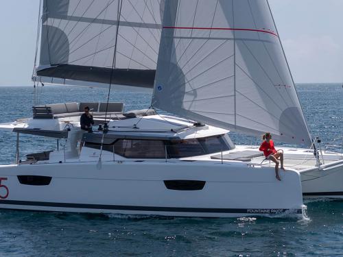 Cat Elba 45 for rent in Nanny Cay Marina